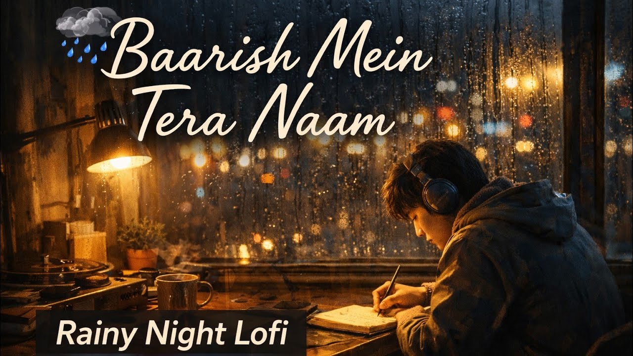 Baarish Mein Tera Naam 🌧️ | Sad Rain Lofi Song | Midnight Vibes #lofi #sadlofi #rainlofi #hindilofi 