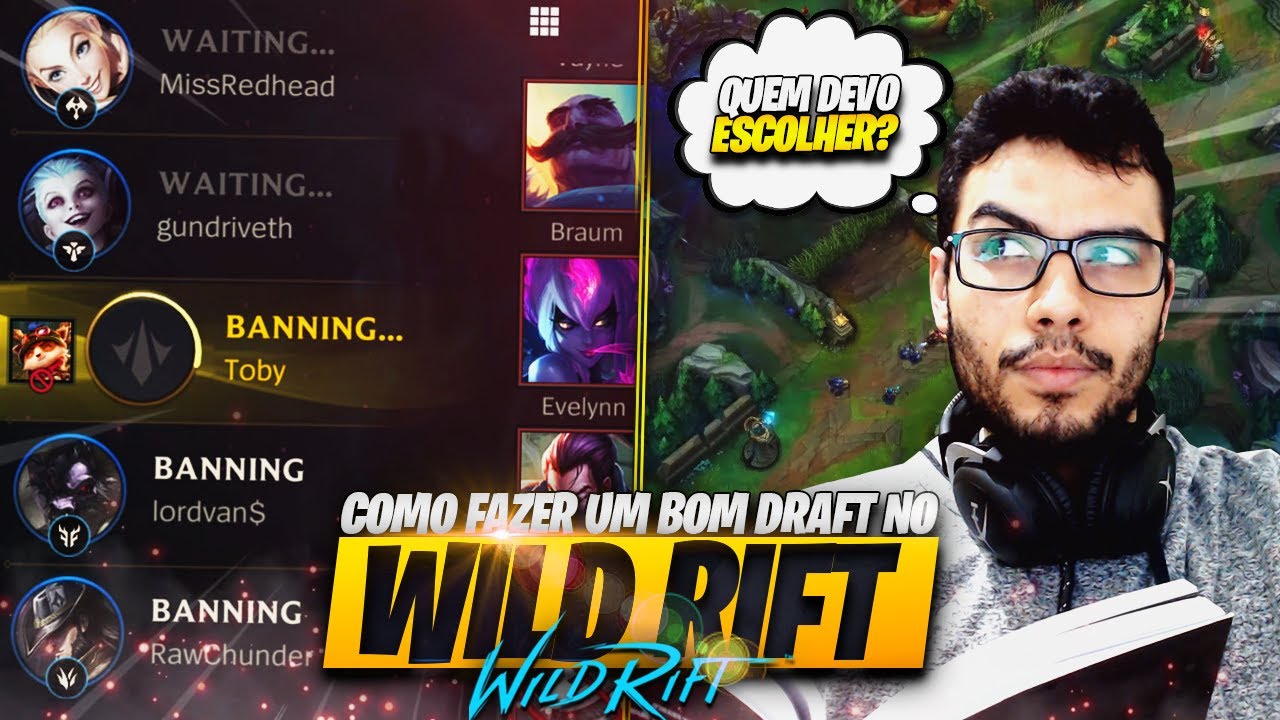 Como Escolher o PICK CORRETO na SUA PARTIDA do WILD RIFT