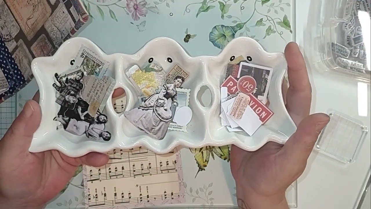 Decorating a Tag and Journal Card for Timmy Journal 