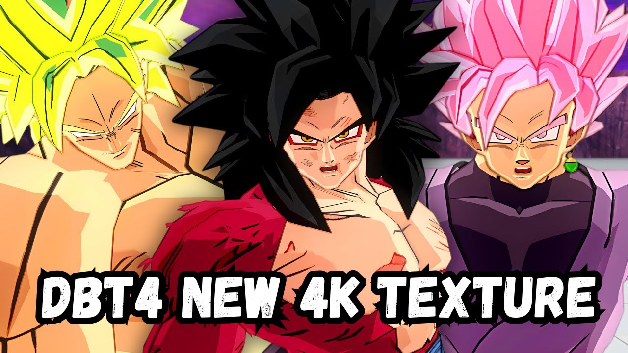 NEW 4K TEXTURE PACK for Dragon Ball Budokai Tenkaichi 4 BETA 13.5!