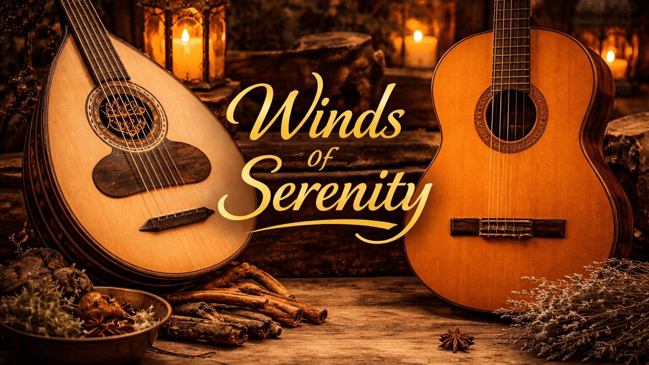Winds of Serenity | Relaxing Oud & Guitar Instrumental for Study & Sleep | LoFi Acoustic