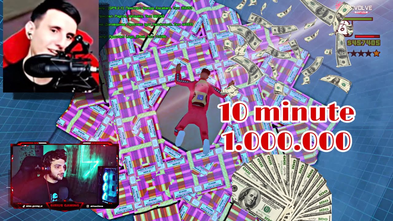 Sirius & Sharm Hovo ❤ Ոնց 10 րոպեում աշխատել 1․000․000 $ ✔ SAMP / EVOLVE