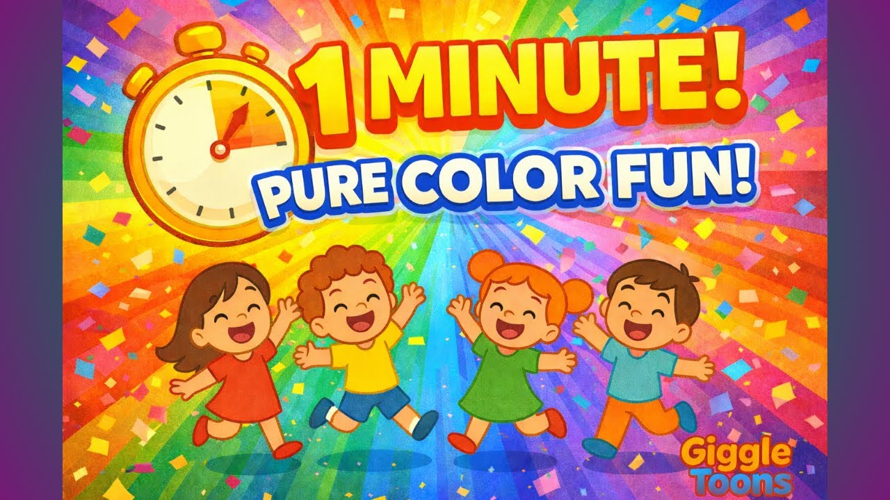 “Learn Colors the Fun Way! 🌟 Animated Kids’ Song” 