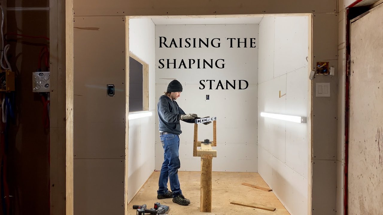 Episode 11: Raising the Shaping Stand (How I built my reclaimed wood surfboard shaping stand)