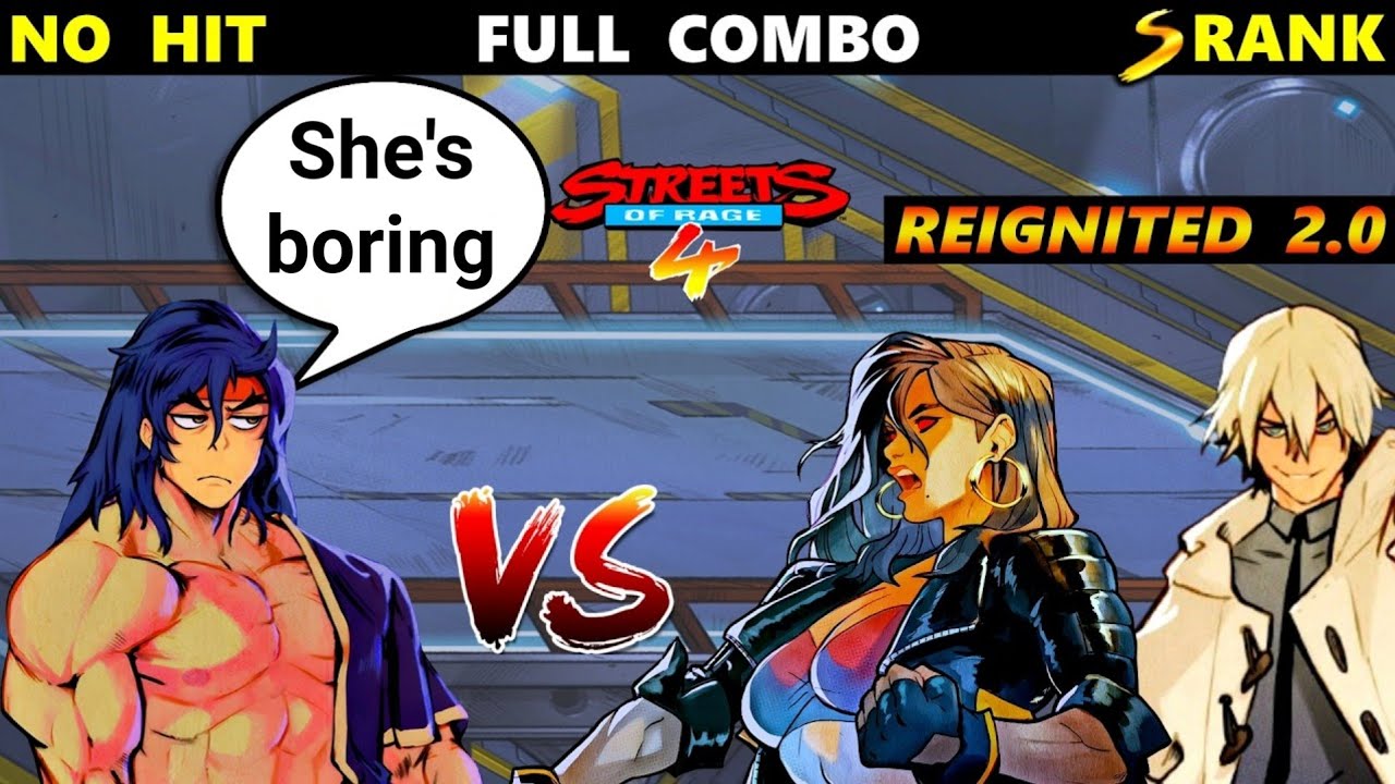 Streets of Rage 4 Stage 11 Full Combo Reignited 2.0 Shiva