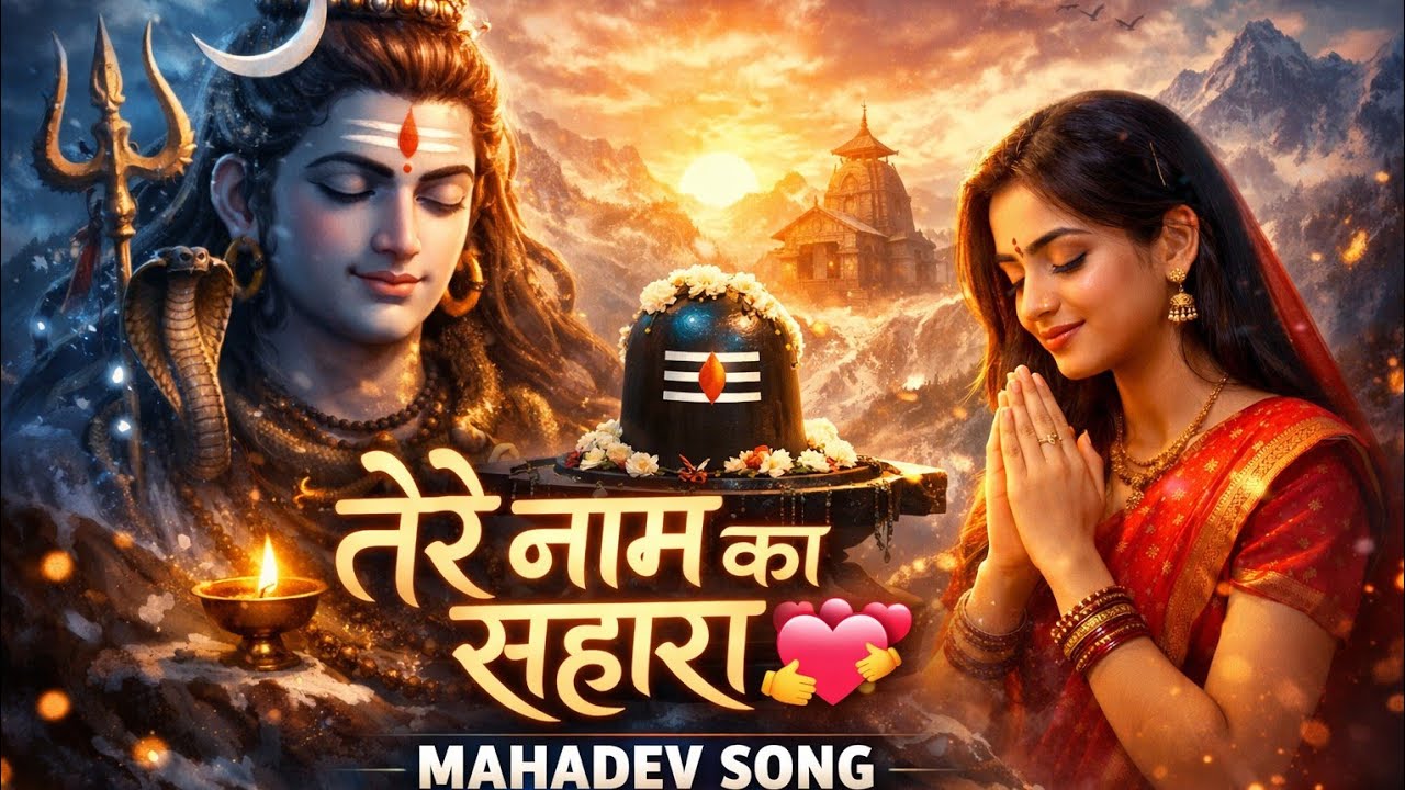 💖तेरे नाम का सहारा भोलेनाथ जी 🤗। शिव भजन 🎶। Mahadev Song। #bholenath #shiv #mahadev #viral #song 