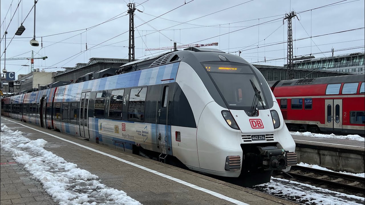 Züge in München HBF mit Klima 442, 403 mit Lichtgruß, 403 Vereinigung 