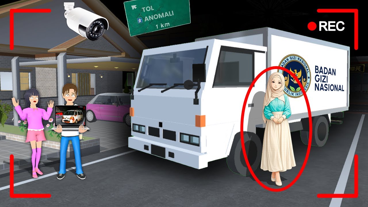 Yuta Mio Panik CCTV Merekam Anomali JULE AMBIL MBG di Depan Rumah 😱 | Sakura School Simulator
