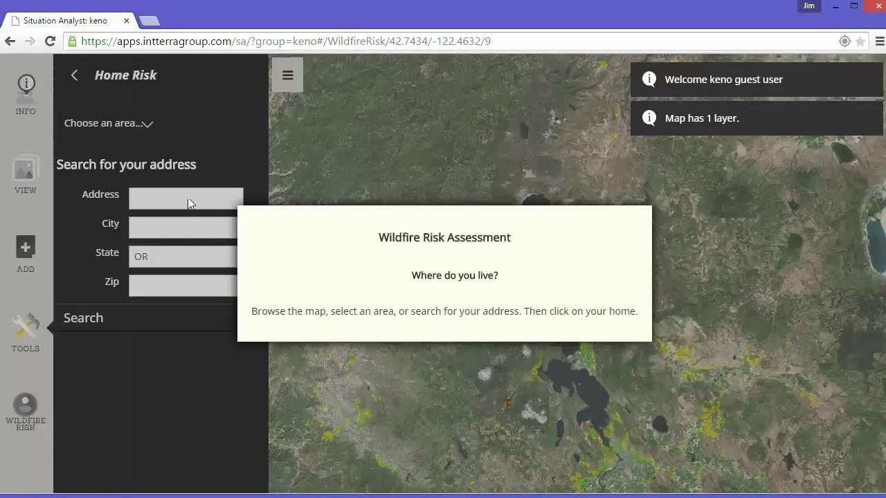 WUI Risk Demo for SERC 20150505