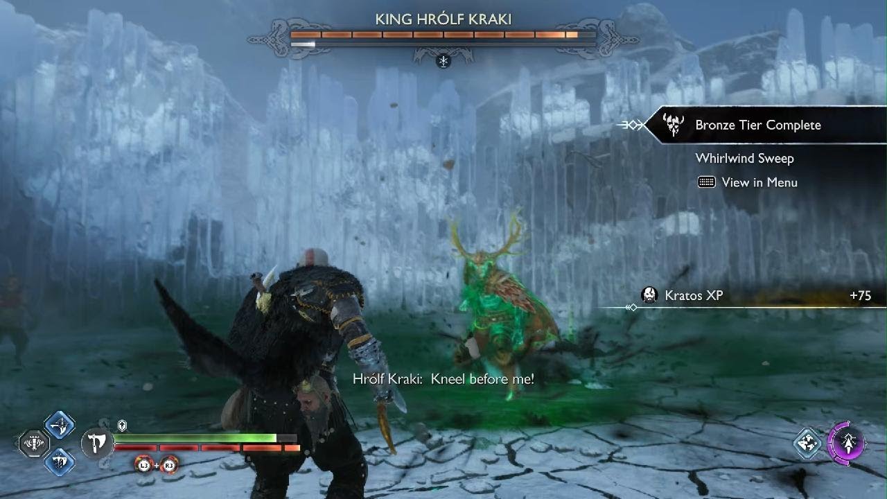 God of War Ragnarök berserker king