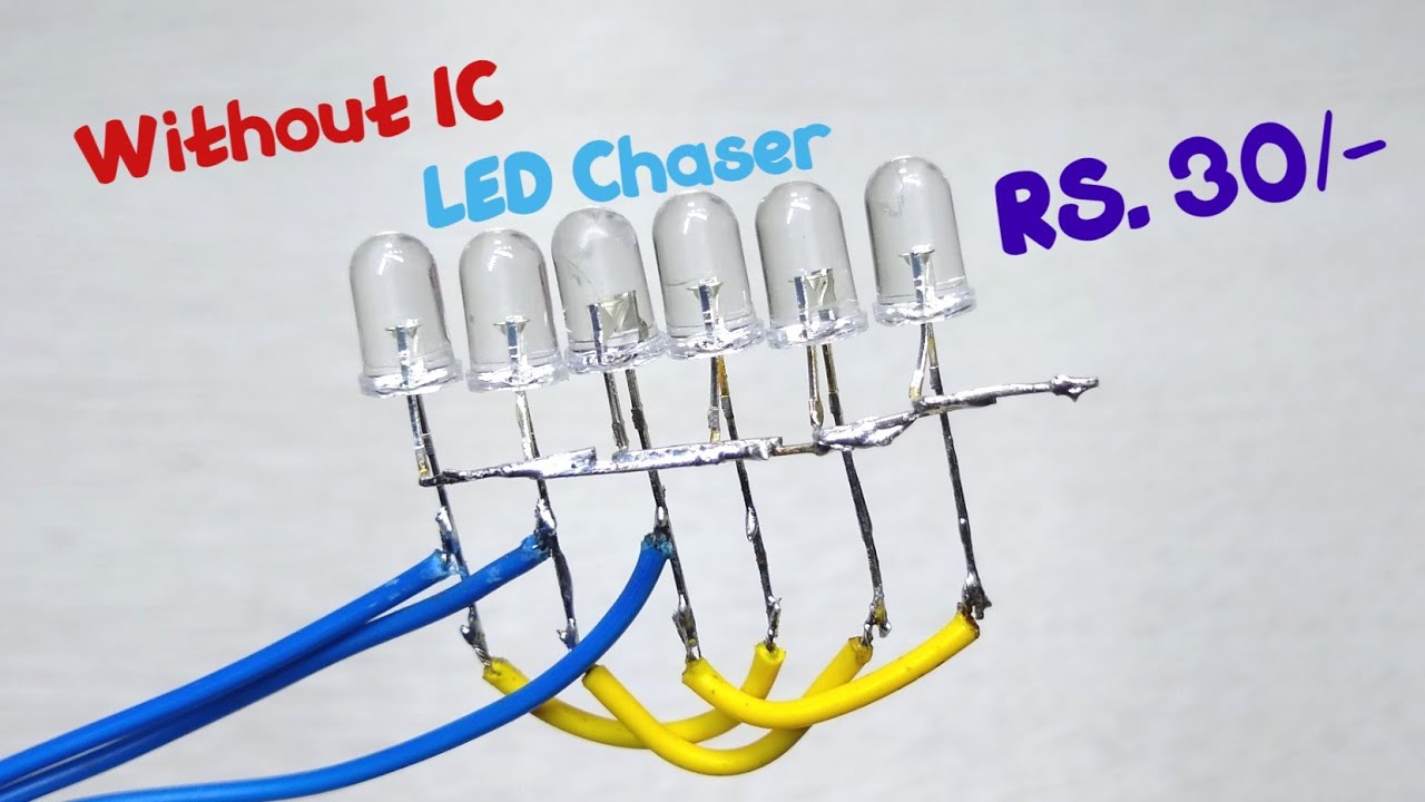 How to make led Chaser Without IC