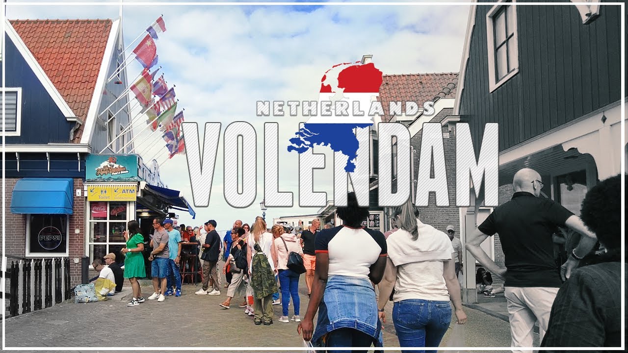 VOLENDAM walking tour / Netherlands 2024 🇳🇱  - One of the most popular tourist destinations