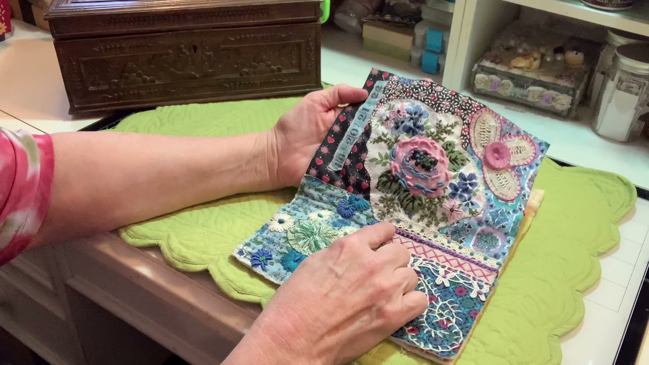 Sharing My Slow Stitching Pages