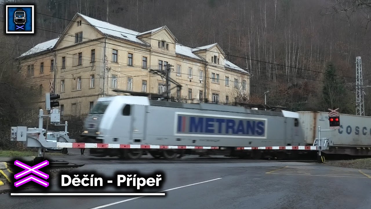 Železniční přejezd ▪ Děčín - Přípeř || 25.1.2025
