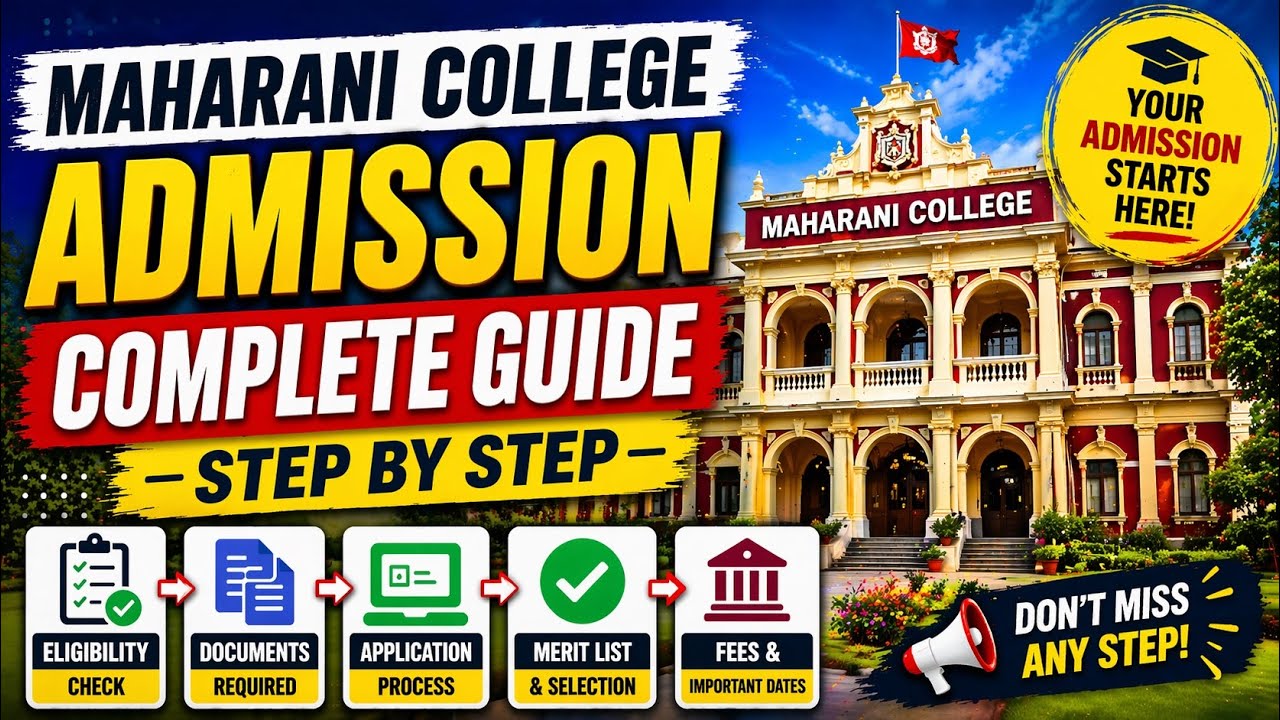     How to Get Admission in Maharani College 😍 | Complete Guide + Tips 💡#maharanicollege #admission 