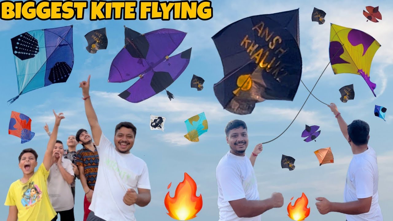 Flying Biggest Kites In Jammu 2025 || Rakshabhandhan Kite Festival 🔥