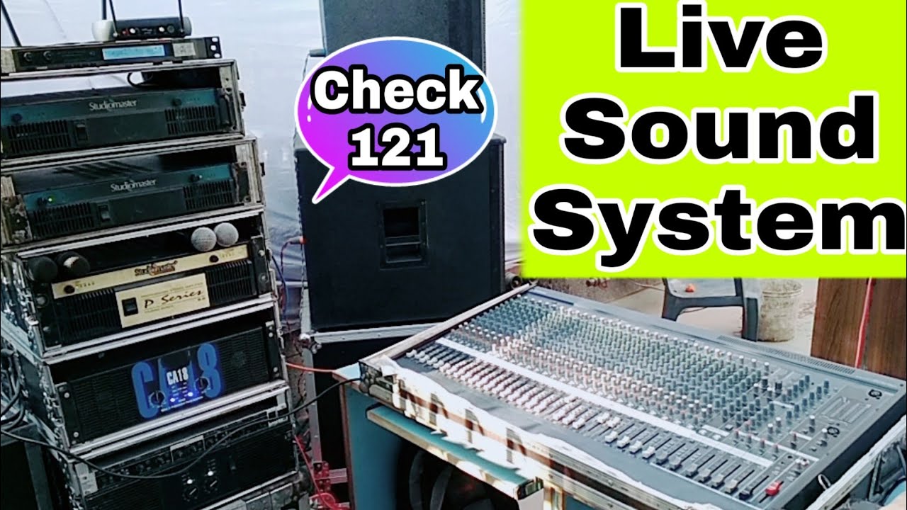 जानिए Live साउंड की कुछ जानकारी//Islamic Conference Live Sound System in hindi