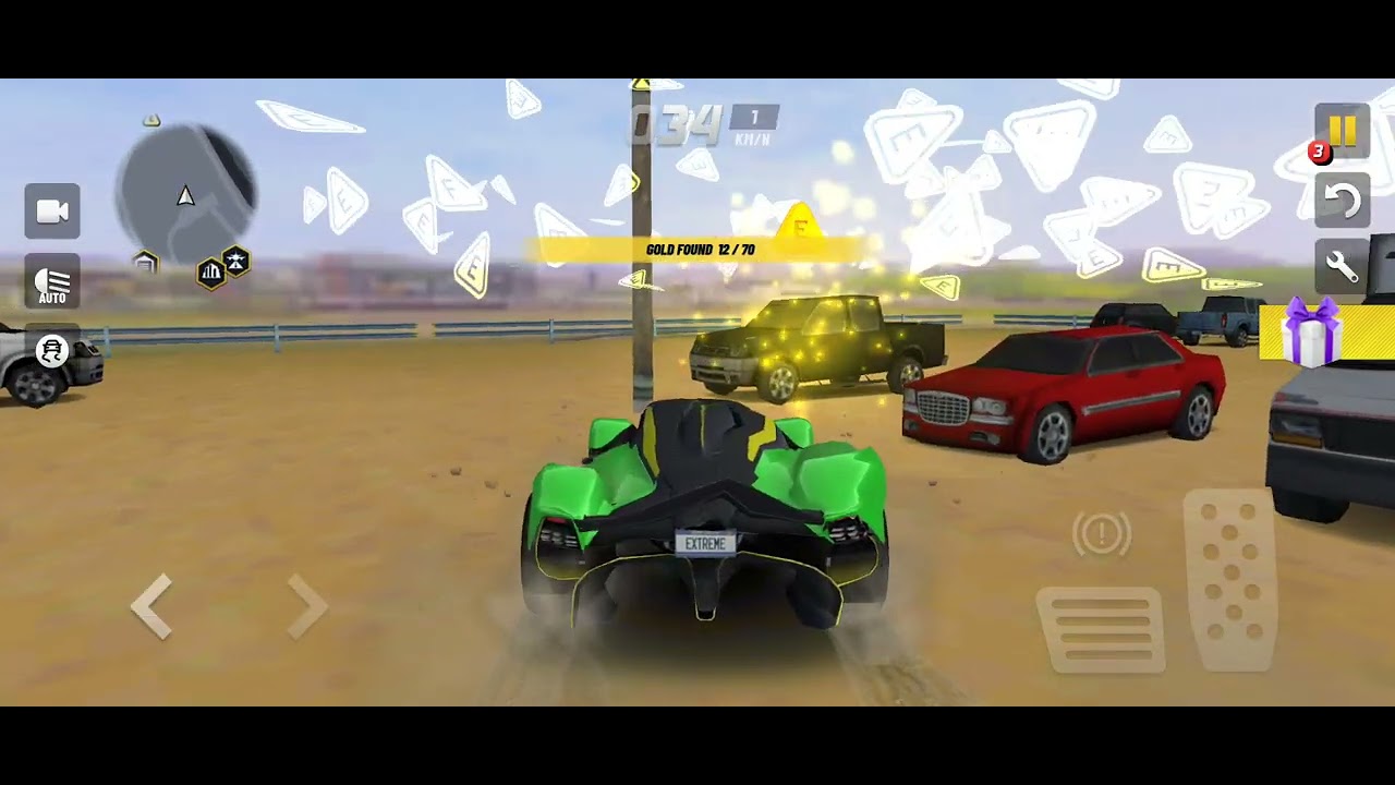 Mega Ramp Monster green Car Racing 3D - Extreme Car Stunts - Android Gameplay