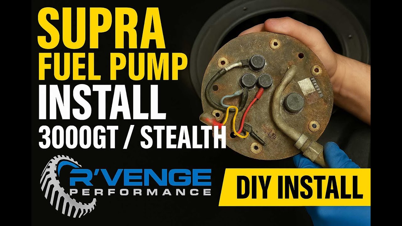 3000GT / Stealth Supra Fuel Pump Upgrade | Denso Install DIY by Rvenge Performance