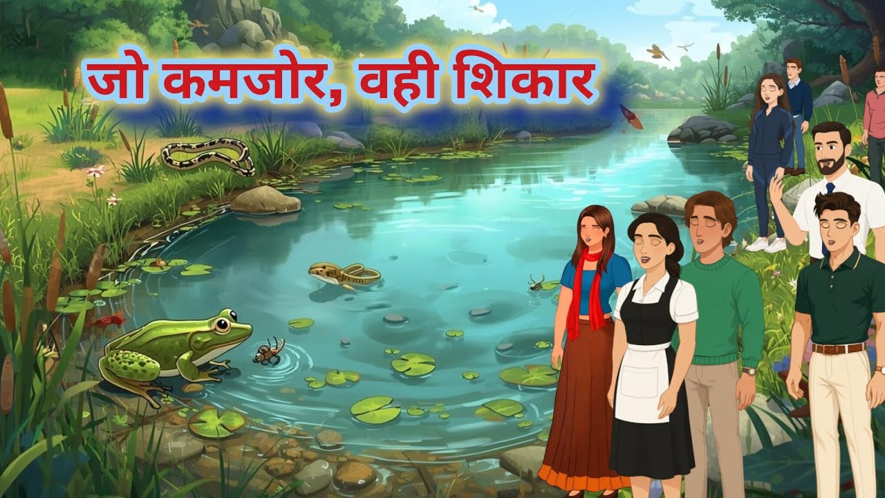  वो बचों को तालाब पर क्यो ले गया?#magiccartoon #hindicartoonstory 