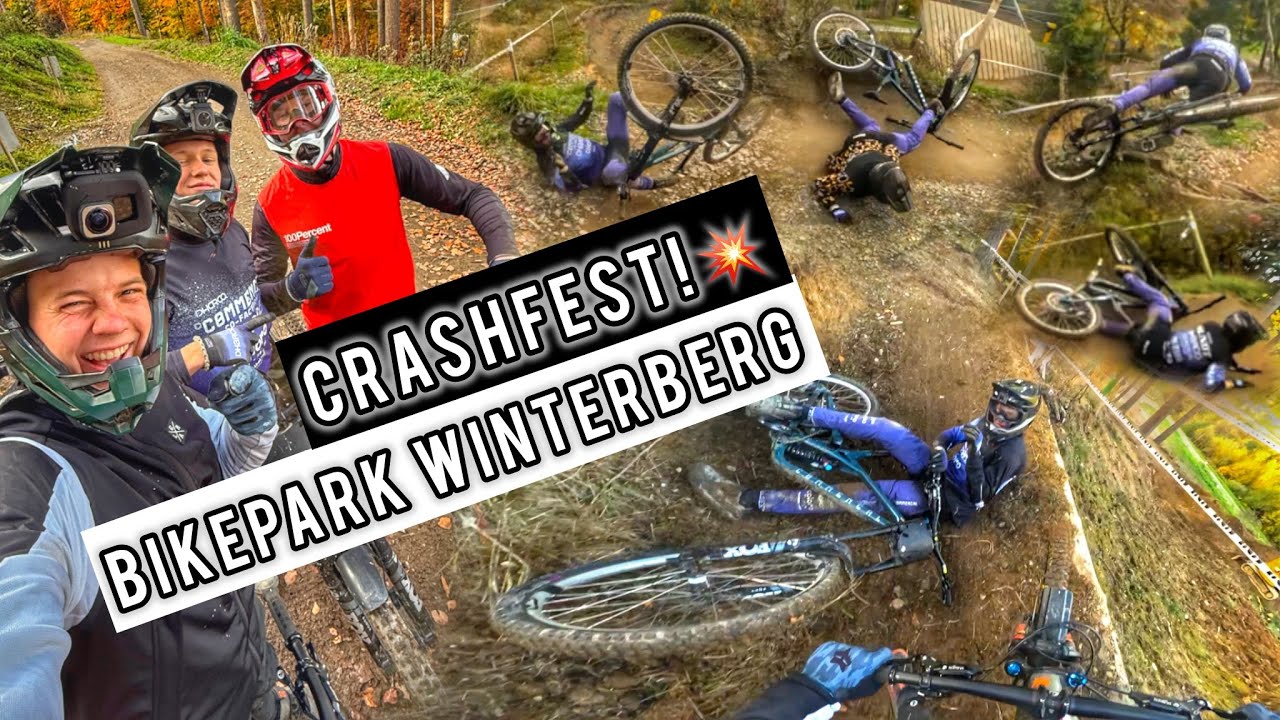 5 ST&Uuml;RZE an einem Tag! &ndash; Bikepark Winterberg eskaliert komplett 😱 Julian Schneider