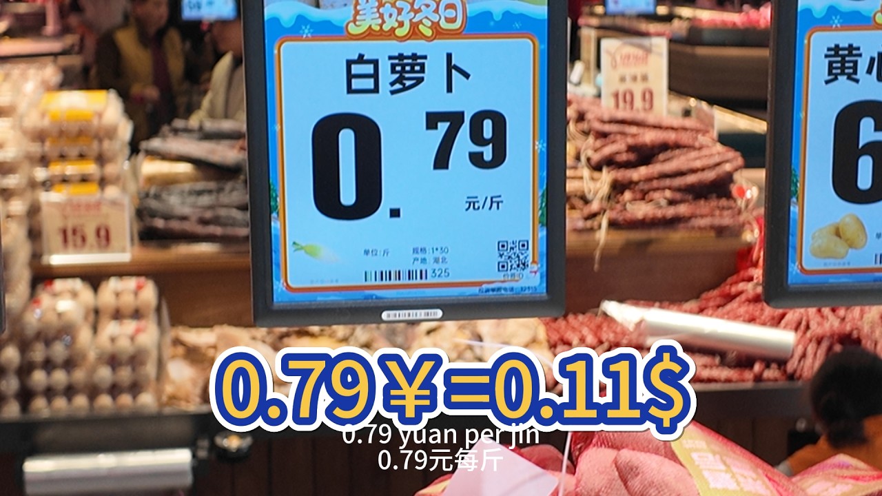 中国物价。普通超市商品价格。【part 1】
