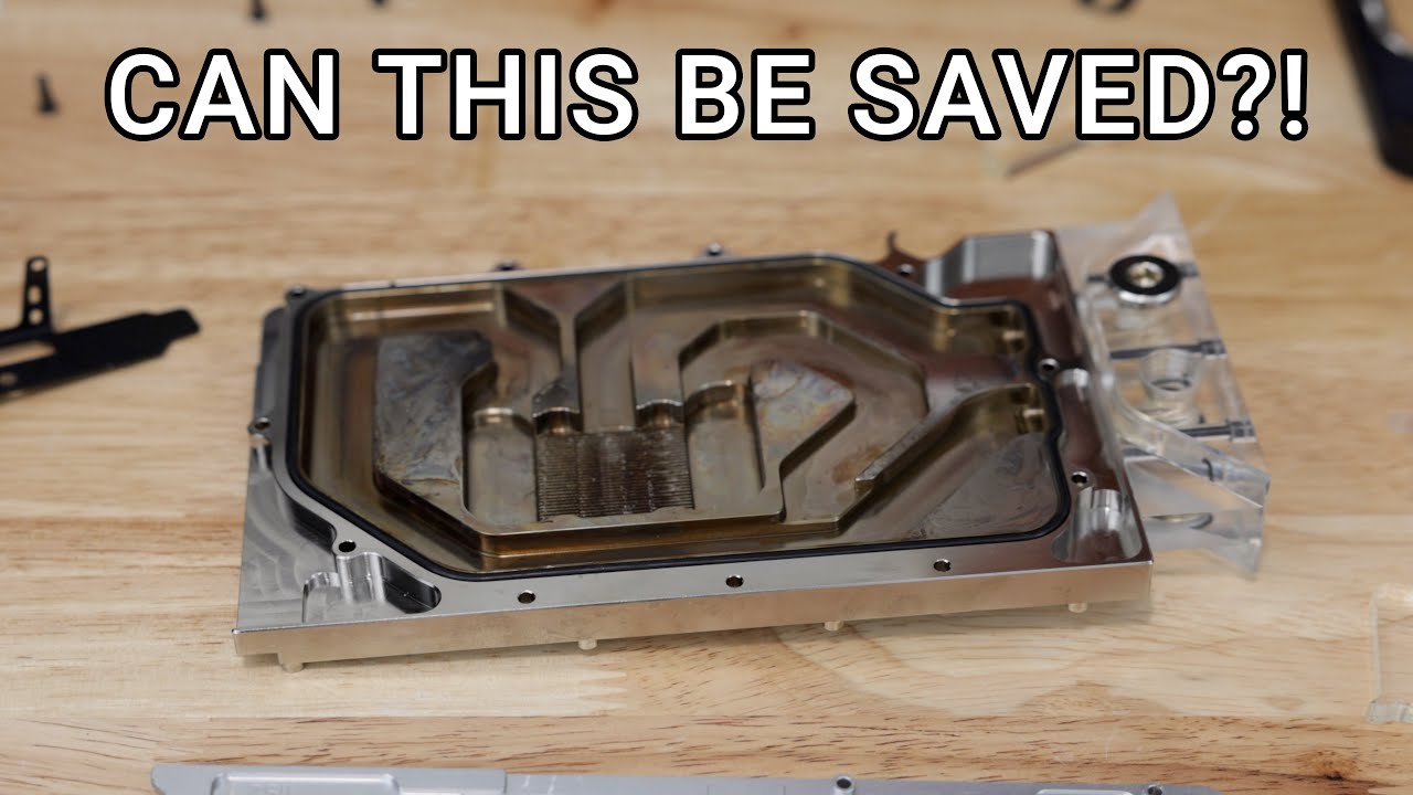3090 FE GPU Waterblock Corrosion? | Disassembly & Cleaning