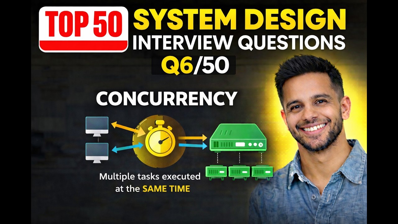 Concurrency in System Design | Q6/50 System Design Interview | Race Conditions, Deadlocks