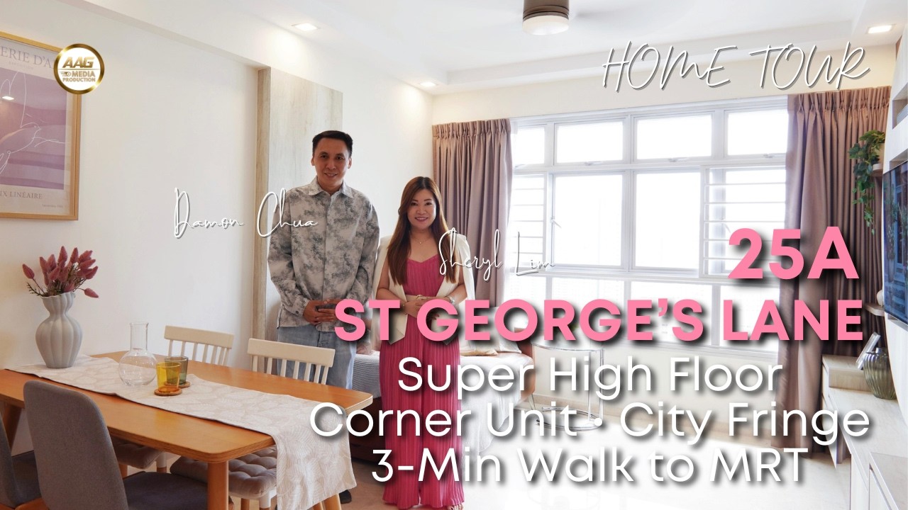 Singapore HDB Property Home Tour | 25A St George's Towers | 3-Room | 732 Sqft