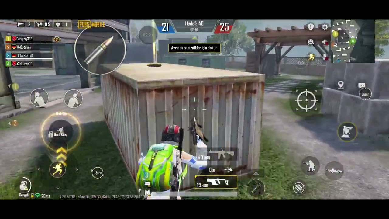PUBG MOBİLE 4V4 VS HARİKA VURUŞLAR!😯