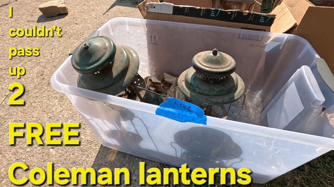 I got 2 FREE August 1943 Coleman Bx's that are in ROUGH SHAPE! Can I make 1 good lantern from them?