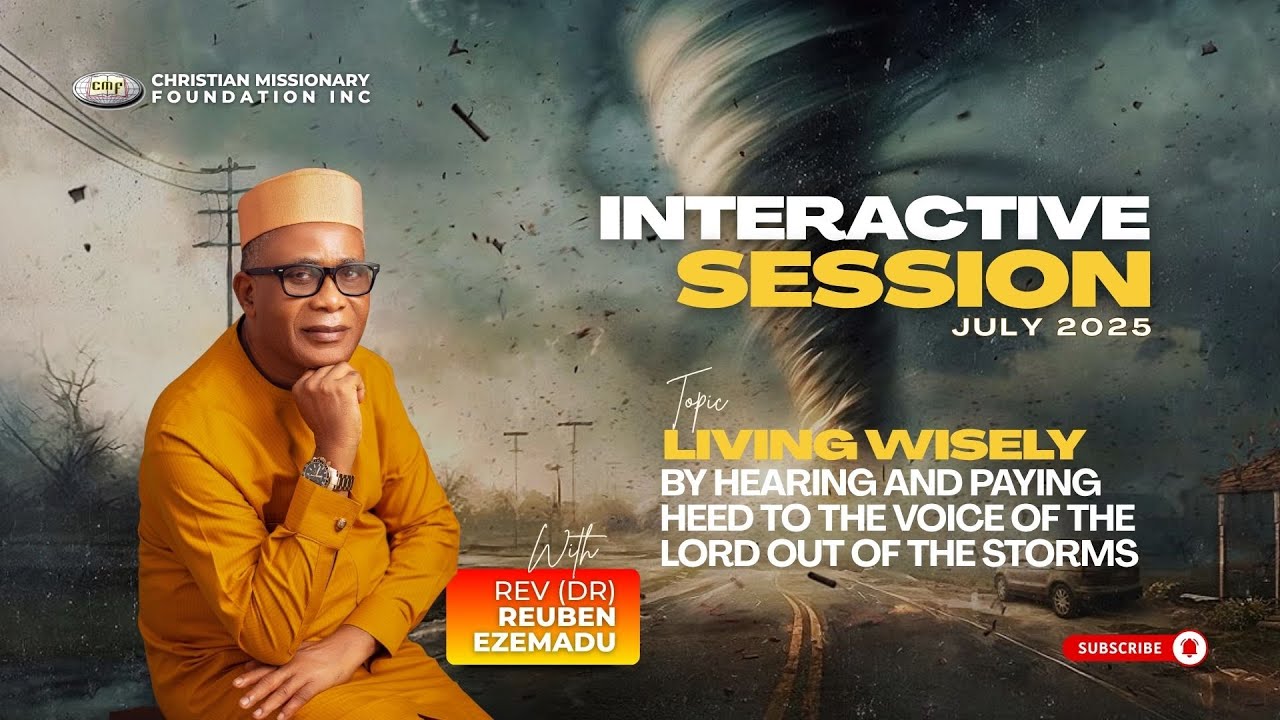 Hearing And Paying Heed To The Voice Of The Lord Out Of The Storms Of Life | Rev Reuben Ezemadu