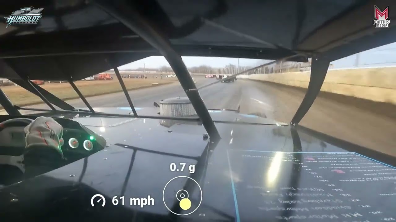 #45 Chase Holland - USMTS Modified - 3-23-2023 Humboldt Speedway - In Car Camera