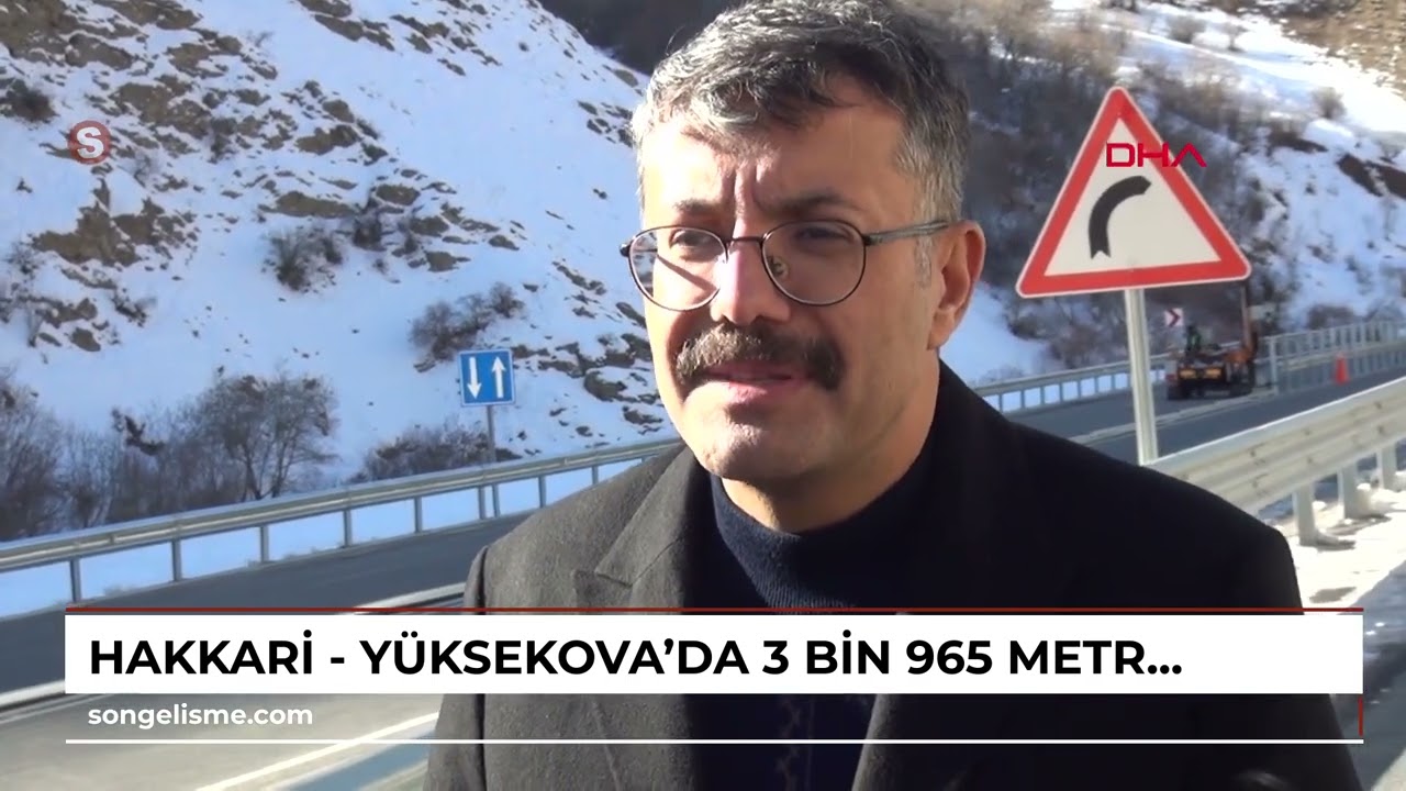 HAKKARİ - Yüksekova'da 3 bin 965 metrelik Yeni Köprü Tüneli, araç trafiğine açıldı