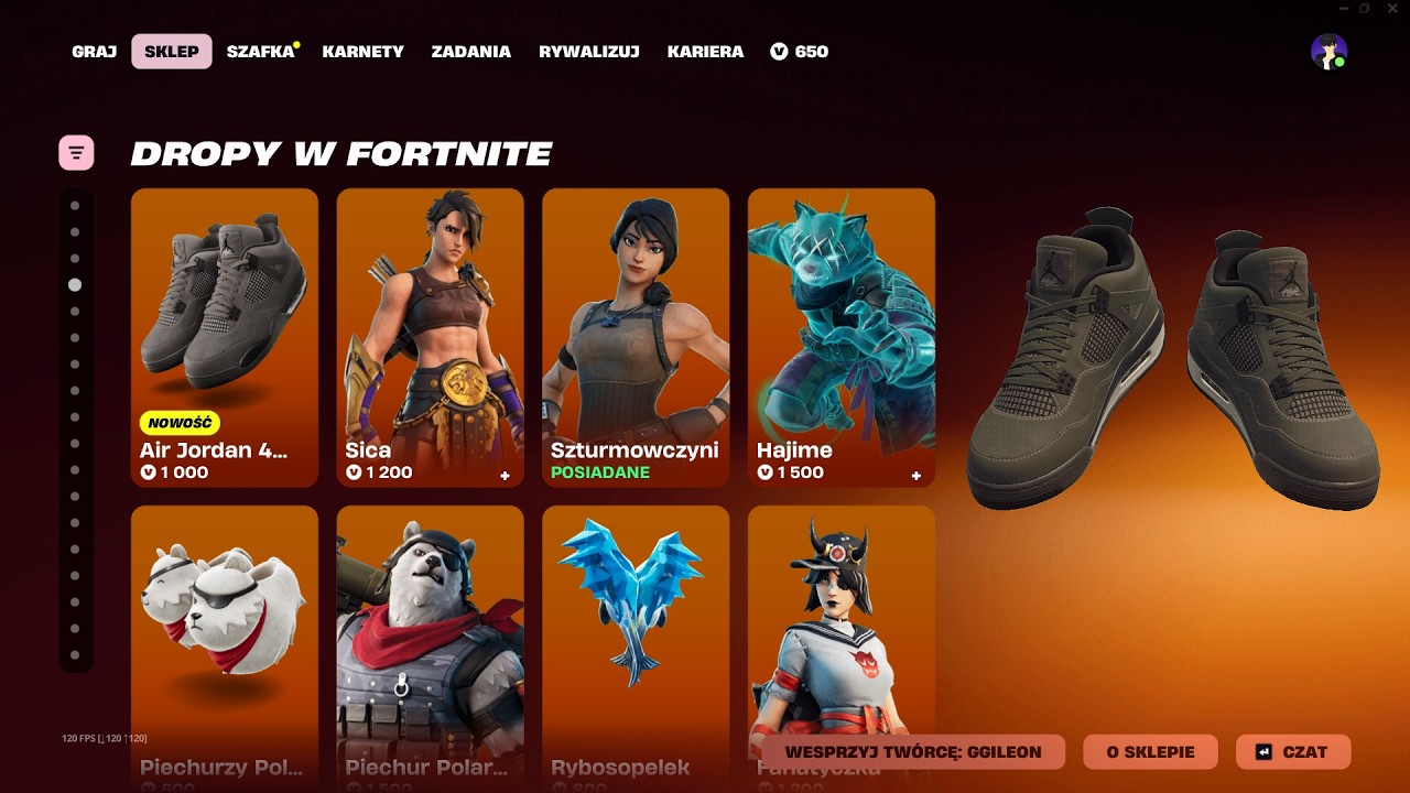 SKLEP FORTNITE 26.02.2026 *NOWE BUTY, IRON MAN, OGNISKOWA, ZADZIORA, DOOM 2099, NOWE MALOWANIE*