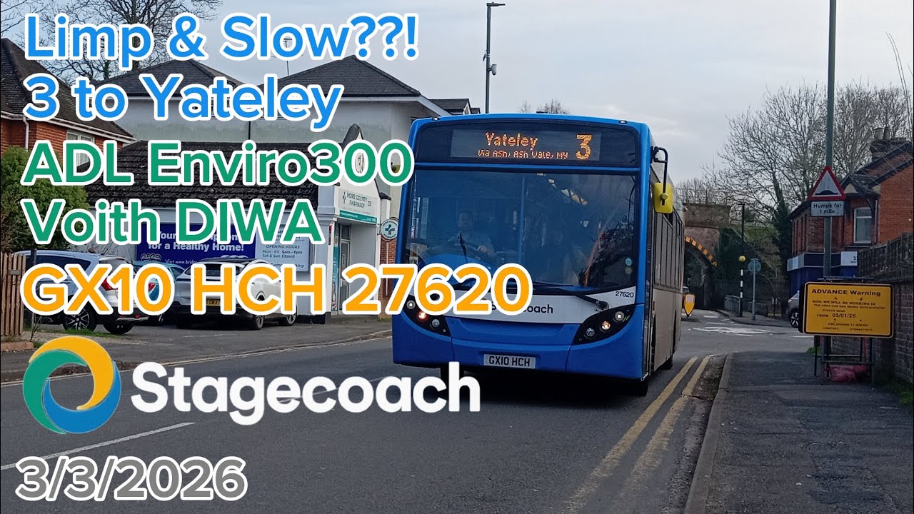 Limp & Slow??! | ADL Enviro300 Voith | GX10 HCH 27620 | 3/3/2026
