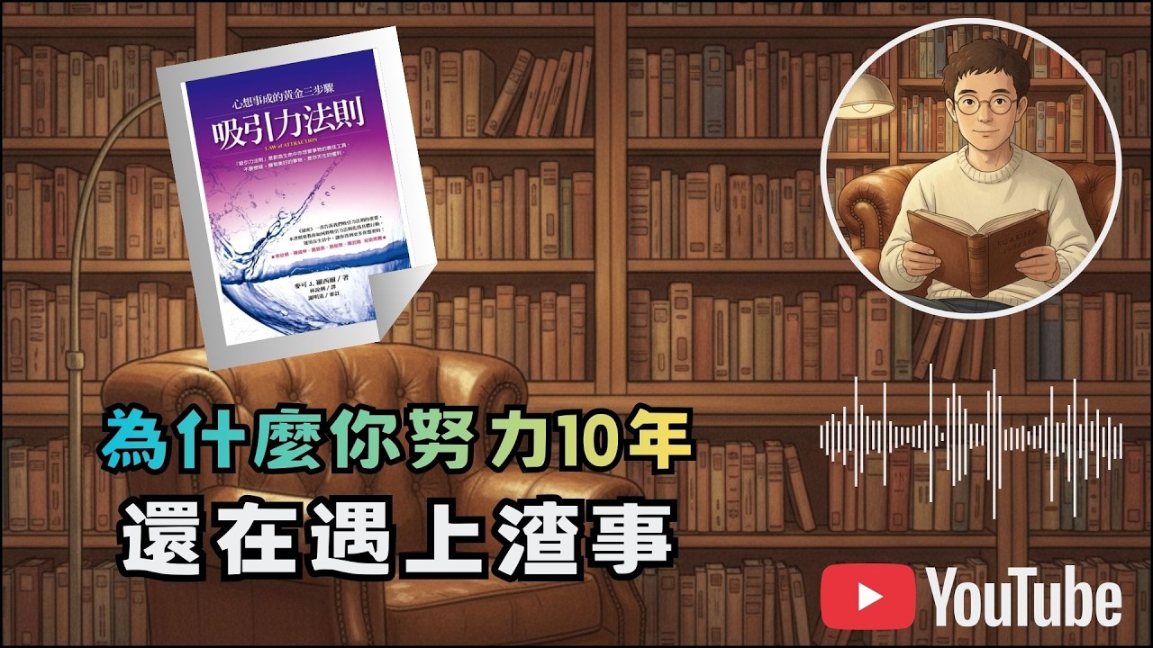 導讀《吸引力法則：心想事成的黃金三步驟》1# 為什麼你努力10年還在遇上渣事？