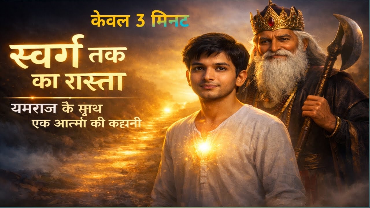 👉 स्वर्ग कोई जगह है या एहसास? | यमराज ने दिया सच का जवाब #ai #tranding #bhakti 