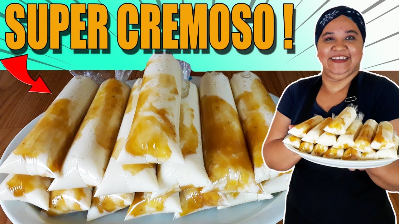 Geladinho Gourmet Cremoso de Banana Caramelizada (FAÇA E VENDA MUITO!)