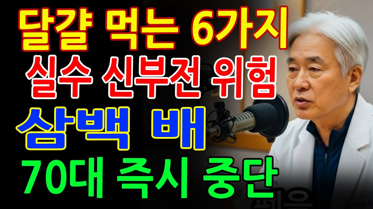 🚨신장 망가뜨리는 달걀 섭취 6가지 위험 습관! 크레아티닌 급상승·거품뇨 경고 _ 신장건강 _ 시니어건강