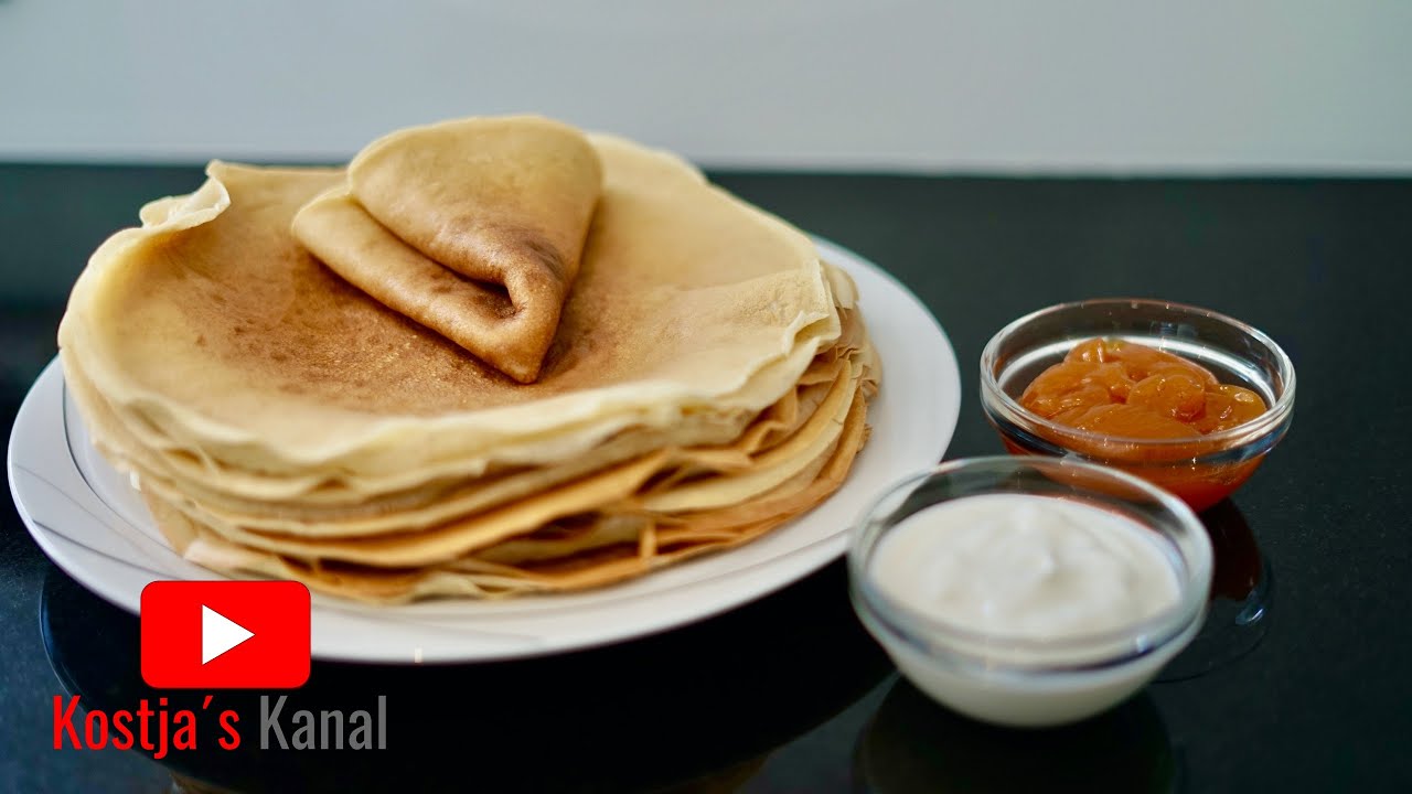 die musst du probieren / Frühstück mit Blinis / Pfannkuchen / Bliny / блины
