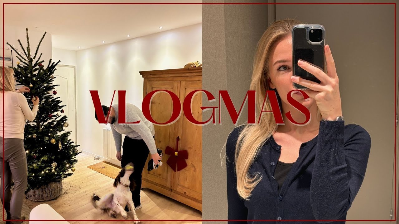 Vlogmas : Je cuisine Italien & Tunisien, Marché de Noël, Décoration du Sapin, Bredele en famille...