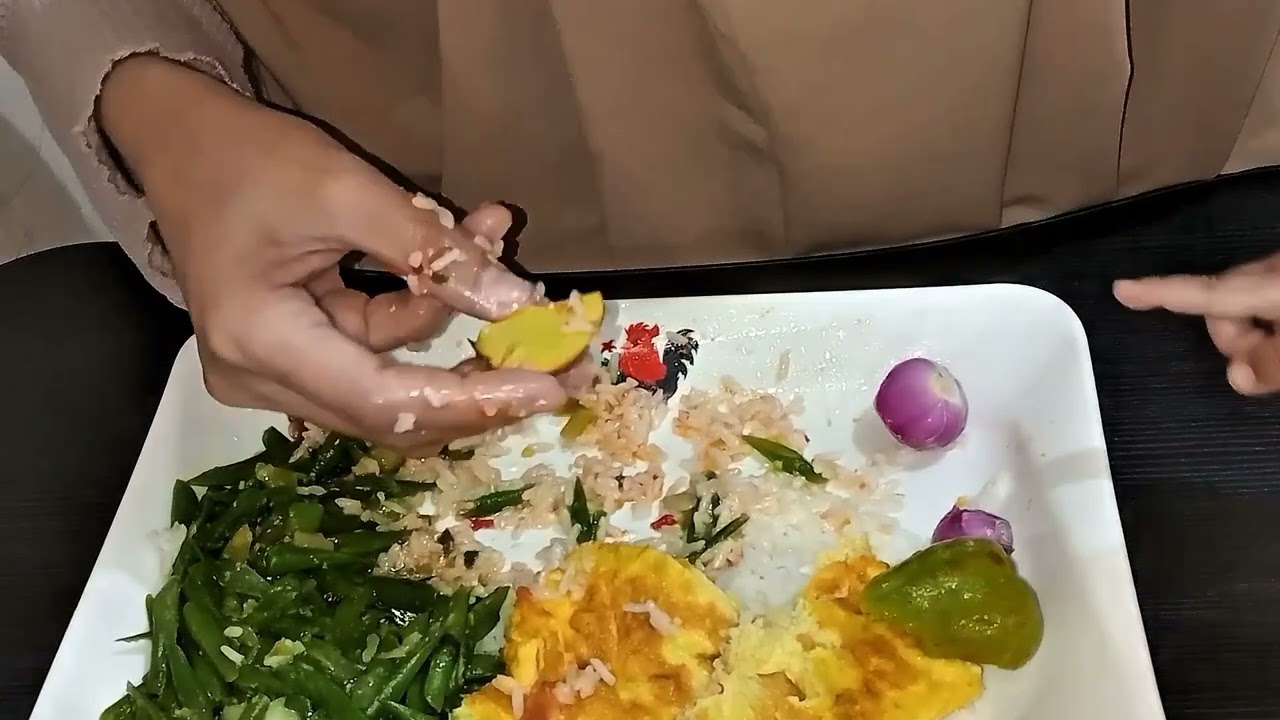 MUKBANG MASAKAN RUMAHAN, TUMIS BUNCIS | NIKMATNYA PUOLL😋