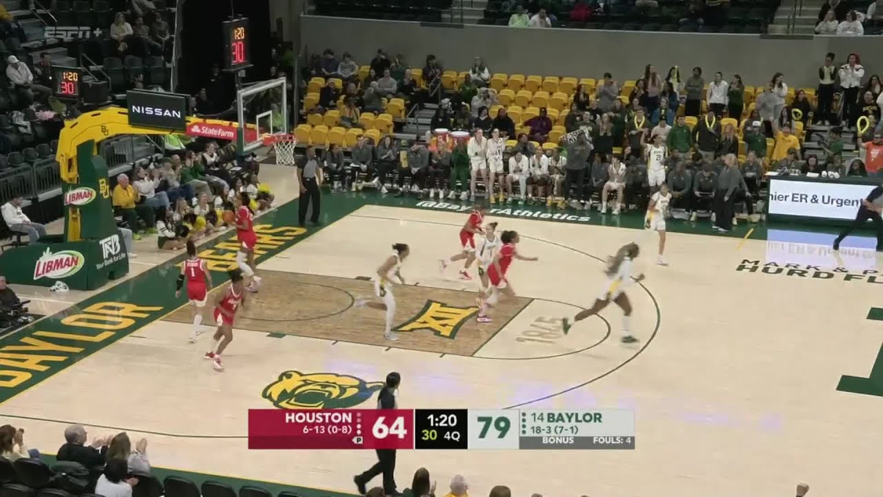 Baylor Basketball (W): Highlights vs. Houston | January 27, 2026