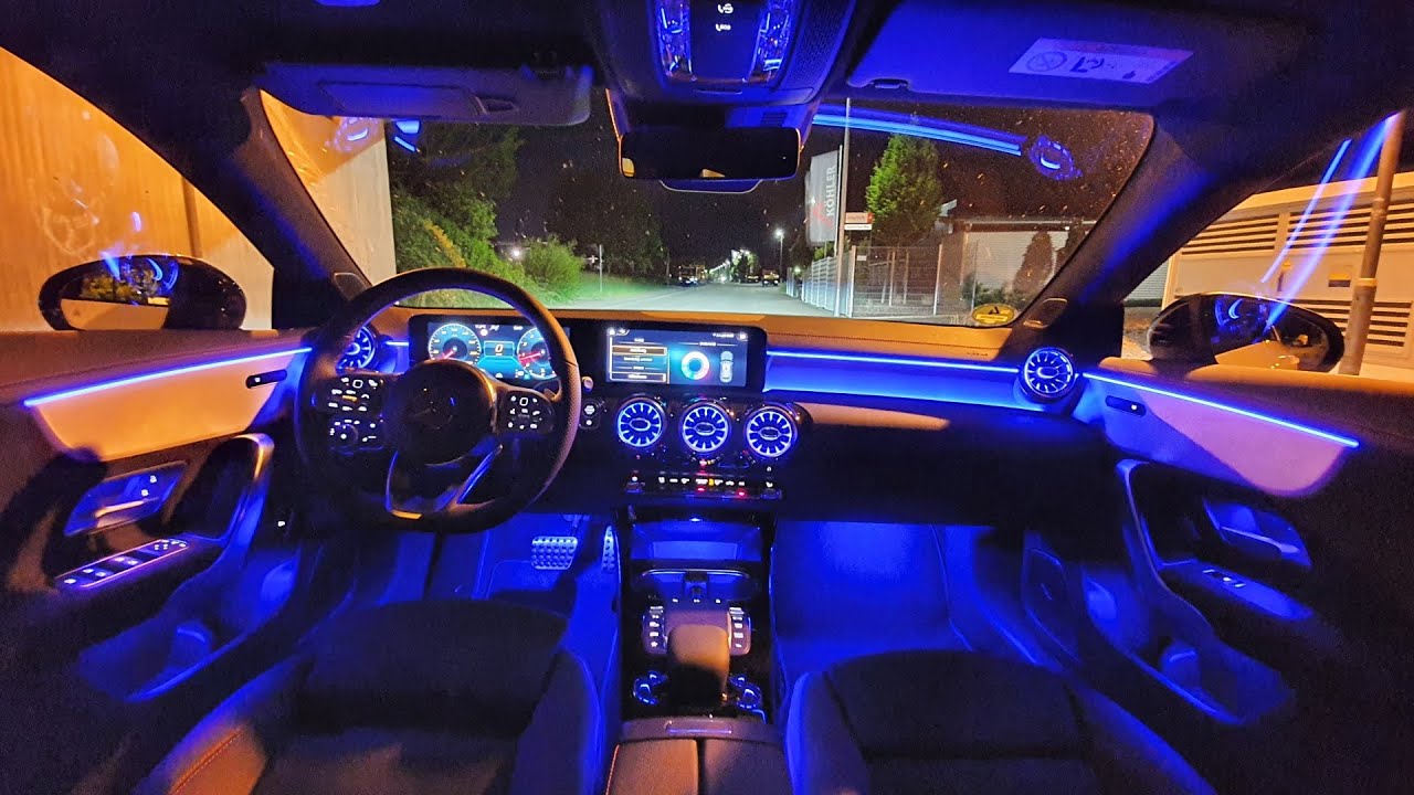 2020 Mercedes-Benz CLA - at night