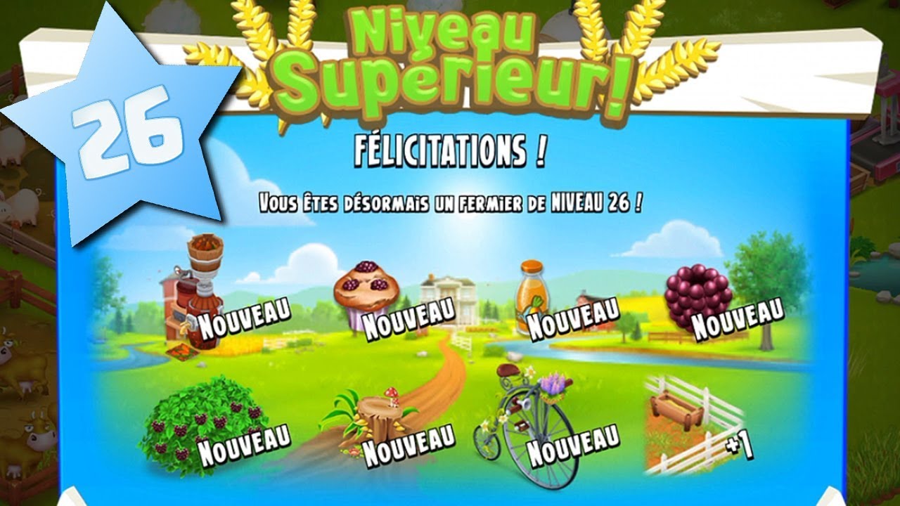 Hay Day - Level 26, les 10 produits les plus chers ! Guide débutants