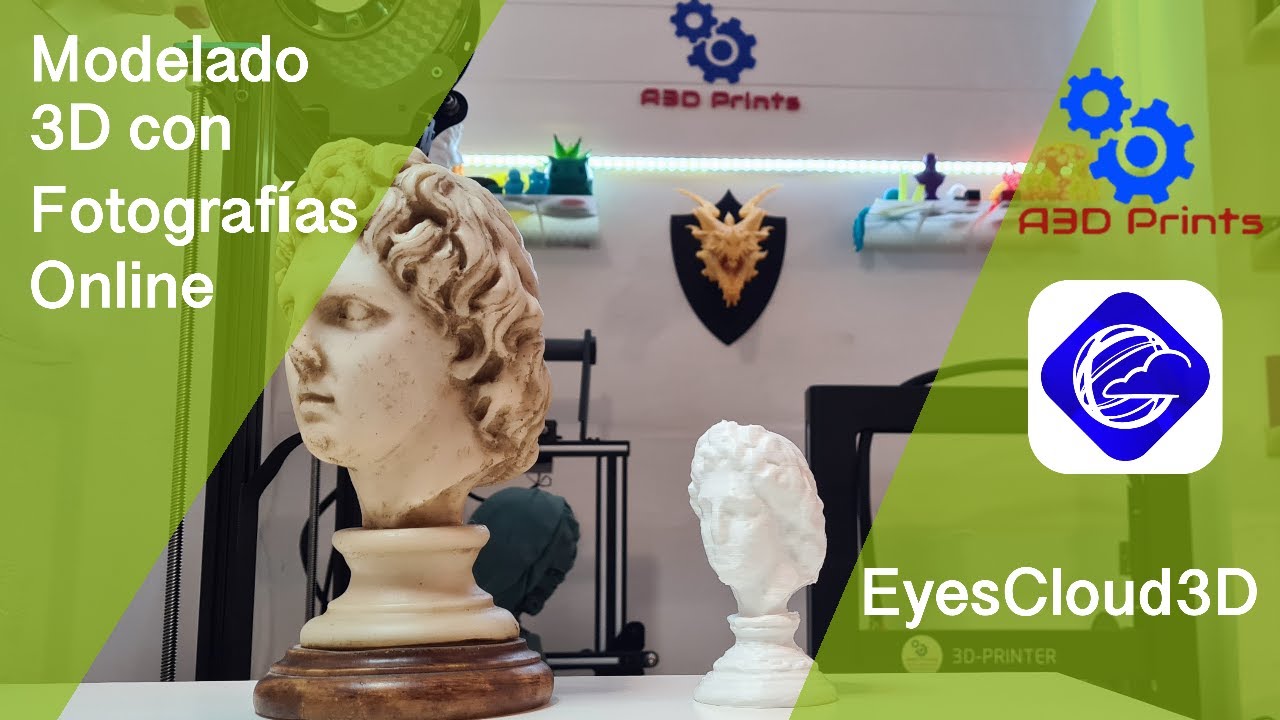 ¿Como escanear con fotos y crear modelos 3D? EyesCloud3D La herramienta online de fotogrametria 3D