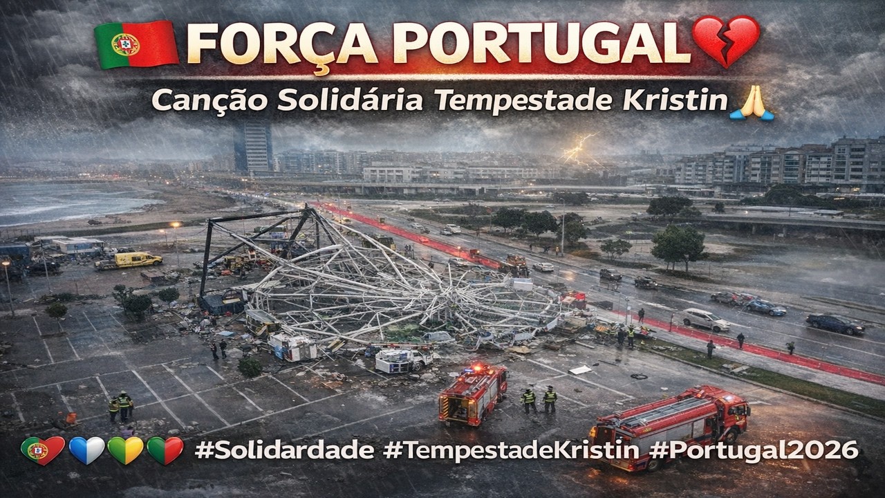 FORÇA PORTUGAL 🌊 Unidos Somos Mais Fortes | Tempestade Kristin 2026