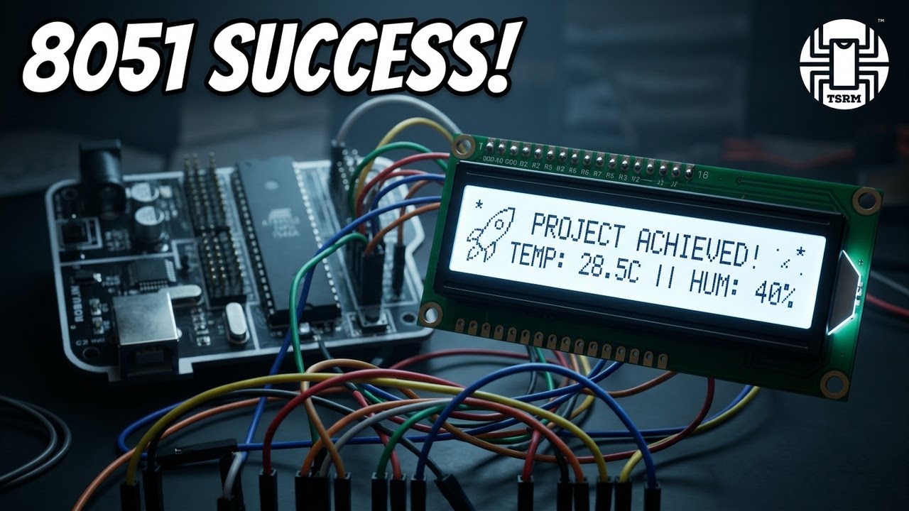 [हिंदी] 8051Dev Board SmartElecx Aryabhatta || Interfacing With 16x2 LCD Dispay #EngineeringProject
