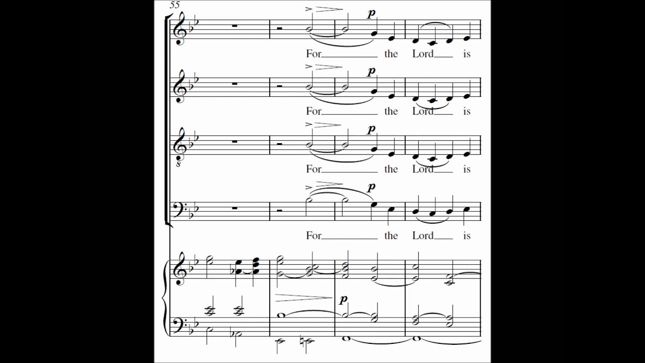 Jubilate Deo in B Flat - Stanford